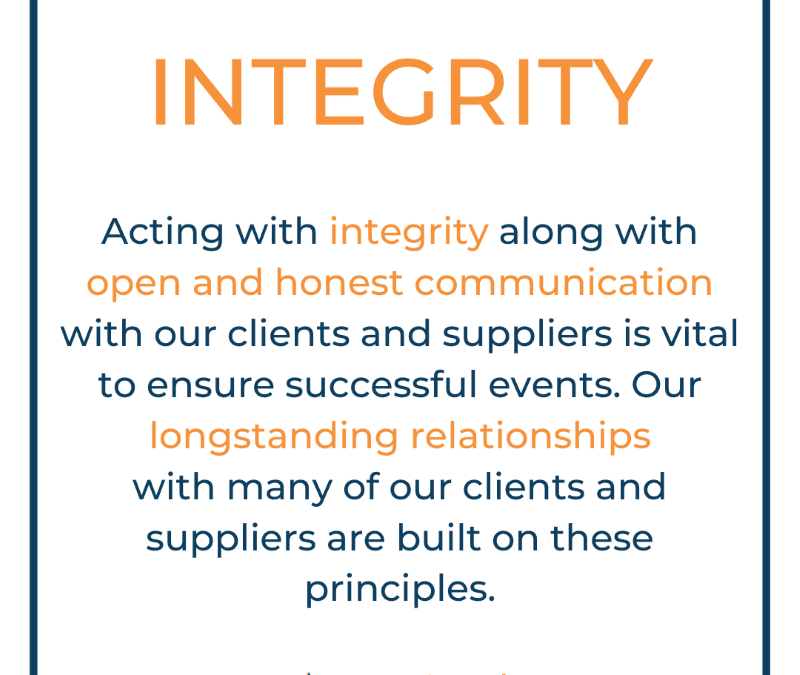 INTEGRITY!